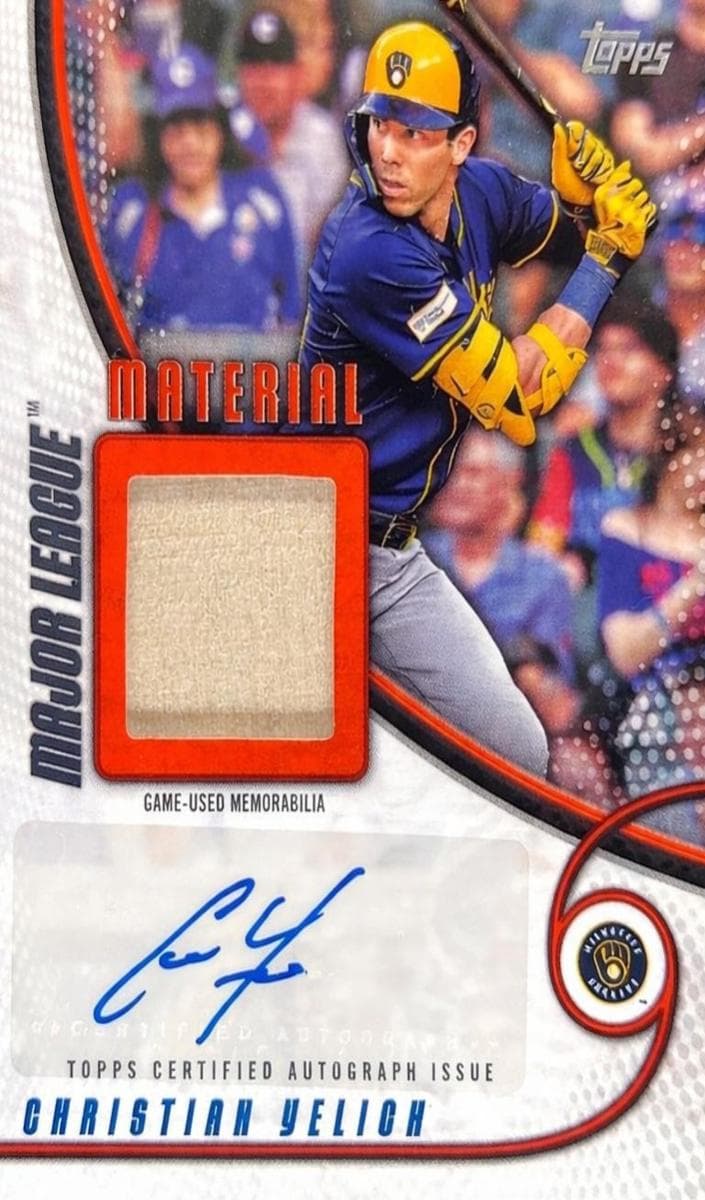 Christian Yelich 2025 topps Topps