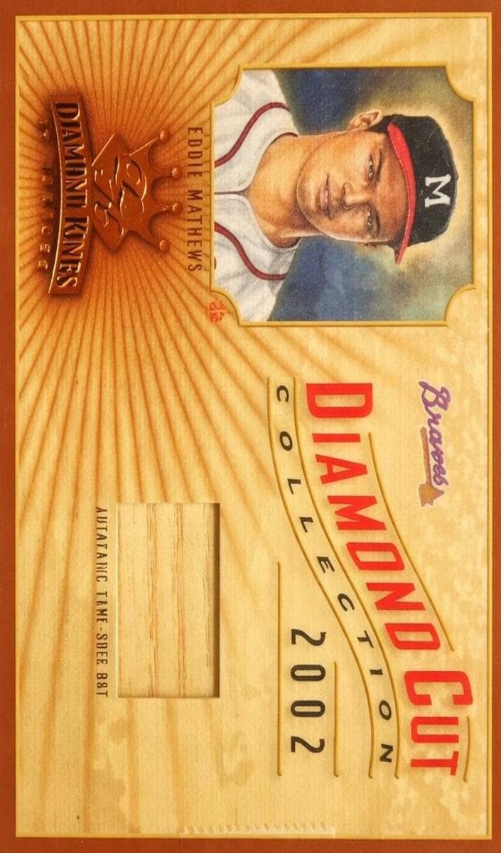 Eddie Mathews 2002 panini Donruss Diamond Kings