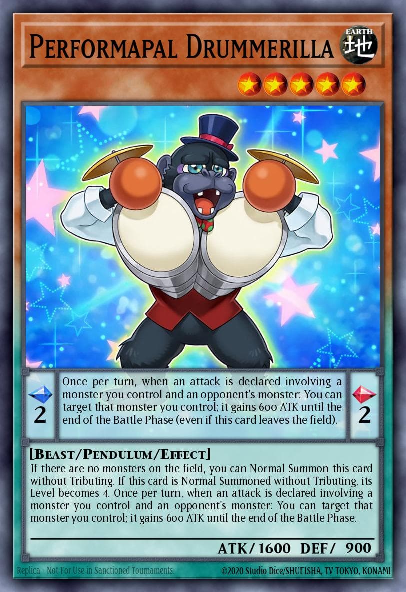 Performapal Drummerilla #YS16-EN011
