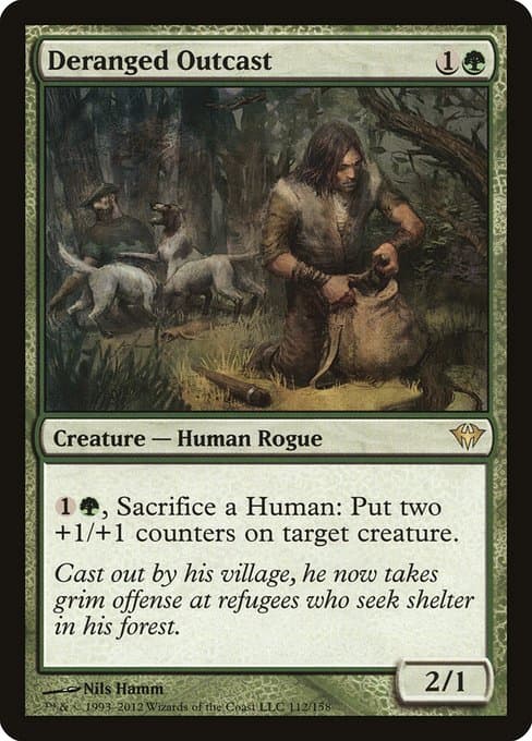 Deranged Outcast 2012 Magic: The Gathering Dark Ascension