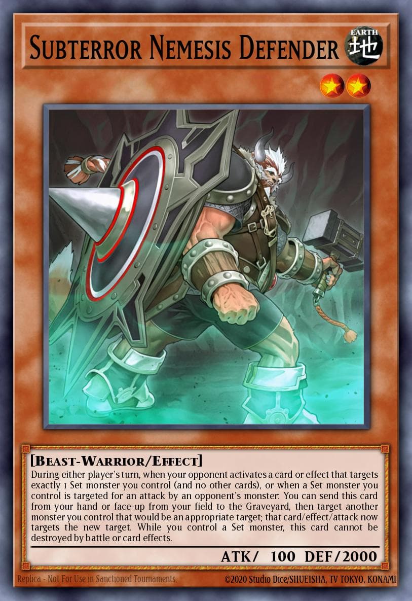 Subterror Nemesis Defender #RATE-EN082
