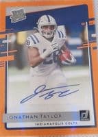 Jonathan Taylor 2020 panini Donruss Optic
