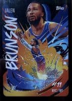 Jalen Brunson 2025 topps Topps Chrome Ultraviolet All-Stars