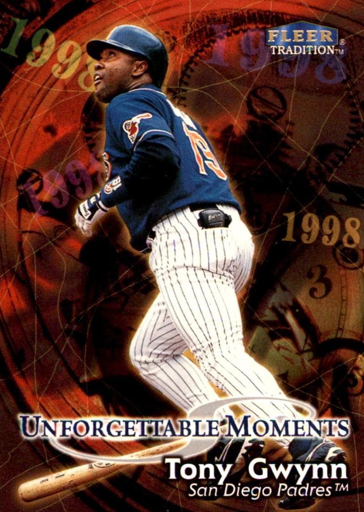 Tony Gwynn 1998 fleer Fleer Tradition
