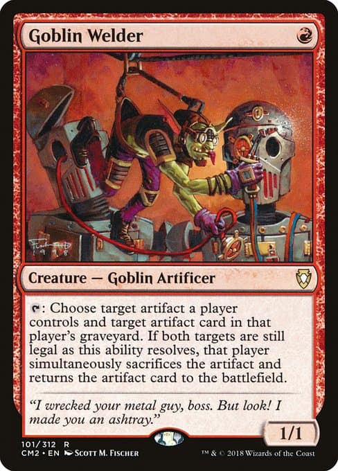 Goblin Welder 2018 Magic: The Gathering