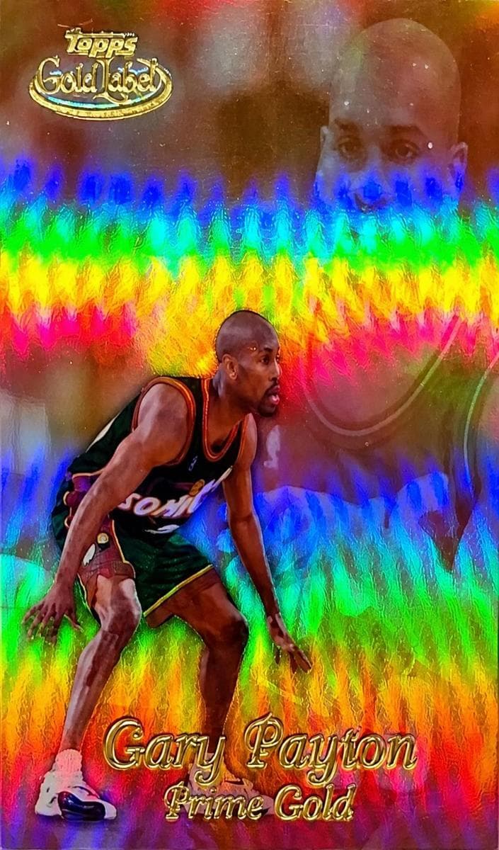 Gary Payton 1999 topps Topps Gold Label