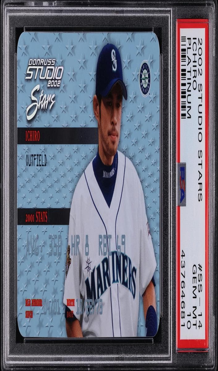 Ichiro Suzuki 2002 panini Donruss Studio
