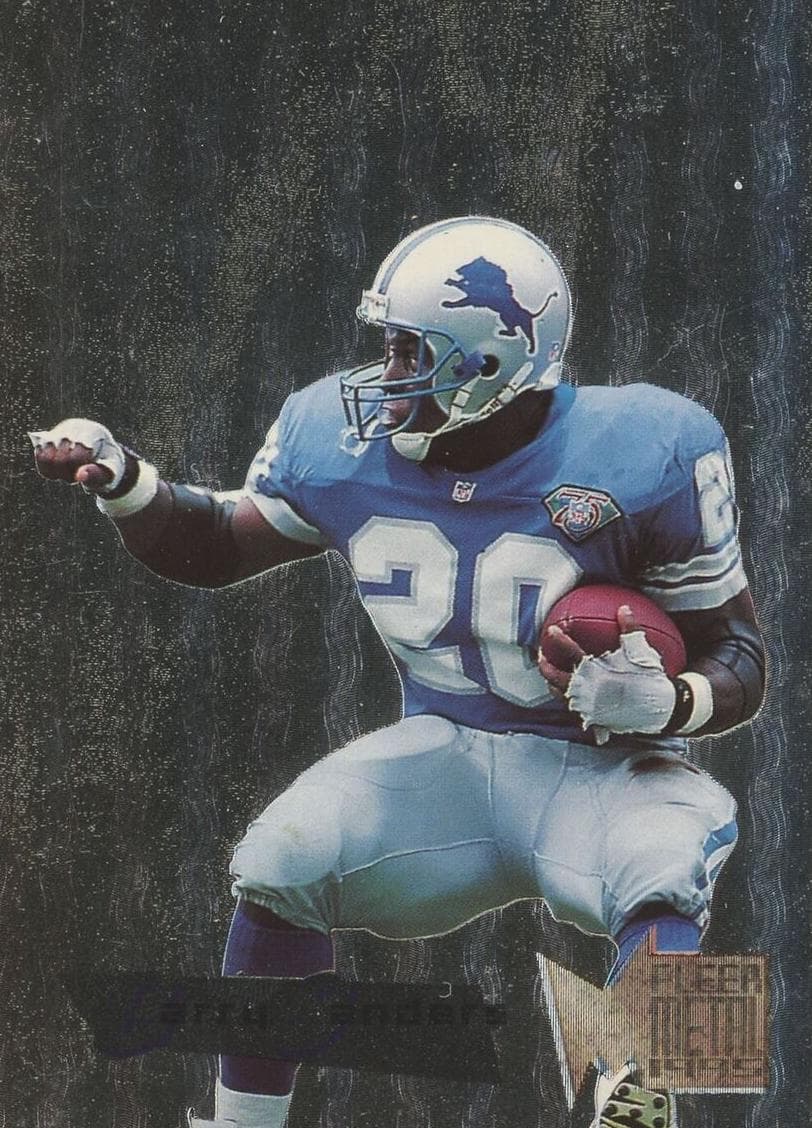 Barry Sanders 1995 fleer