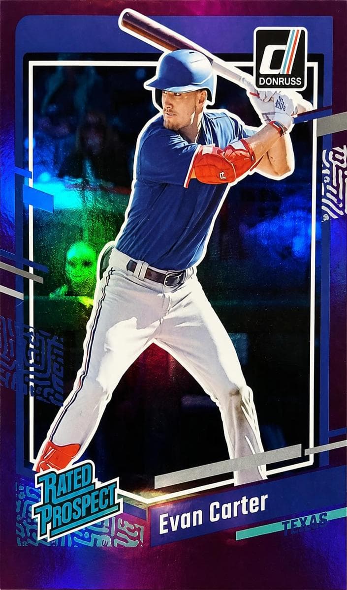 Evan Carter 2023 panini Donruss
