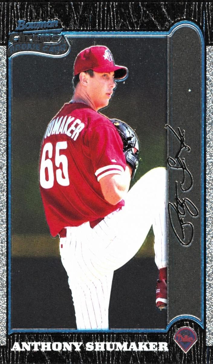 Anthony Shumaker 1999 bowman Bowman Chrome