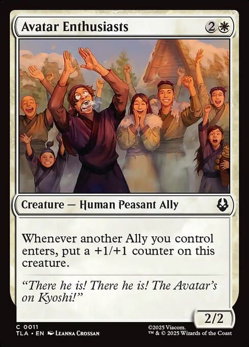 Avatar Enthusiasts 2025 Magic: The Gathering Avatar: The Last Airbender