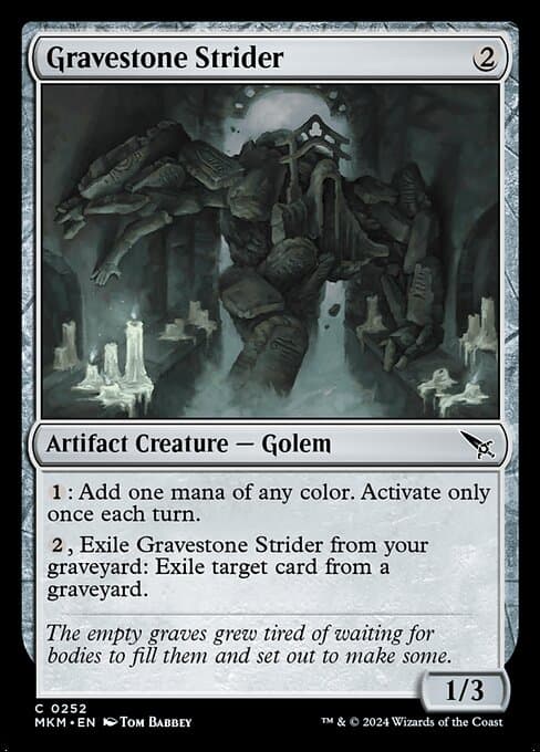Gravestone Strider 2024 Magic: The Gathering Murders at Karlov Manor