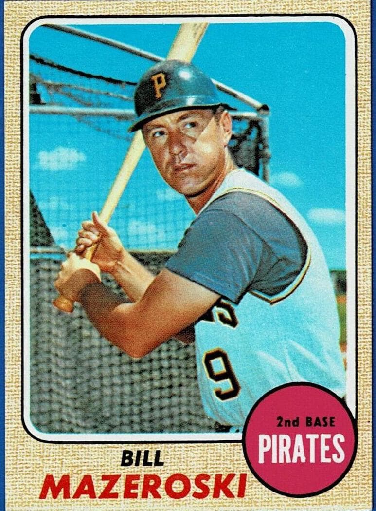 Bill Mazeroski 1968 topps Topps