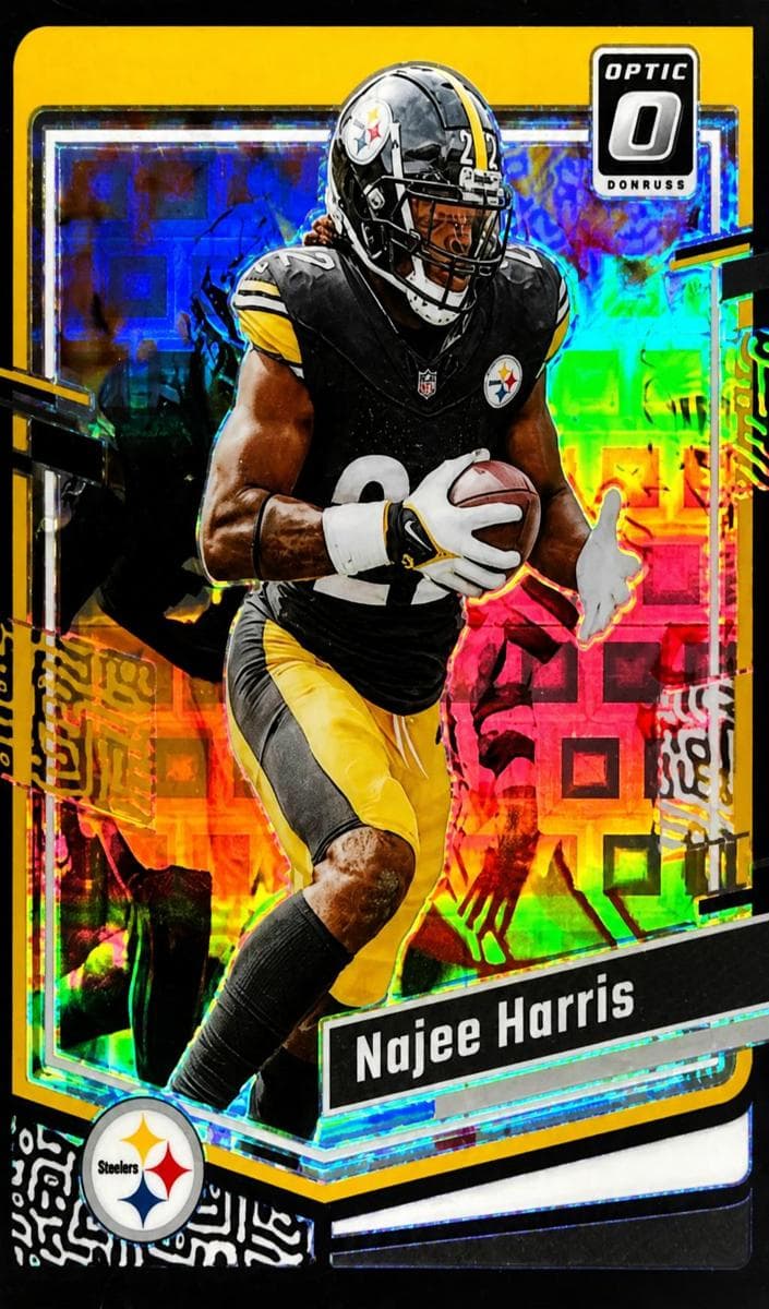 Najee Harris 2023 panini Donruss Optic