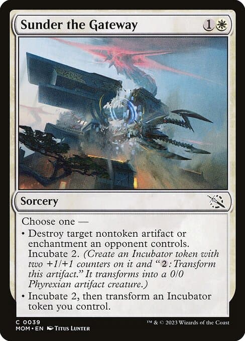 Sunder the Gateway 2023 Magic: The Gathering March of the Machine