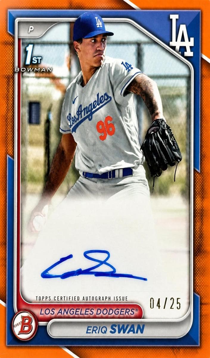 Eriq Swan 2024 bowman Bowman