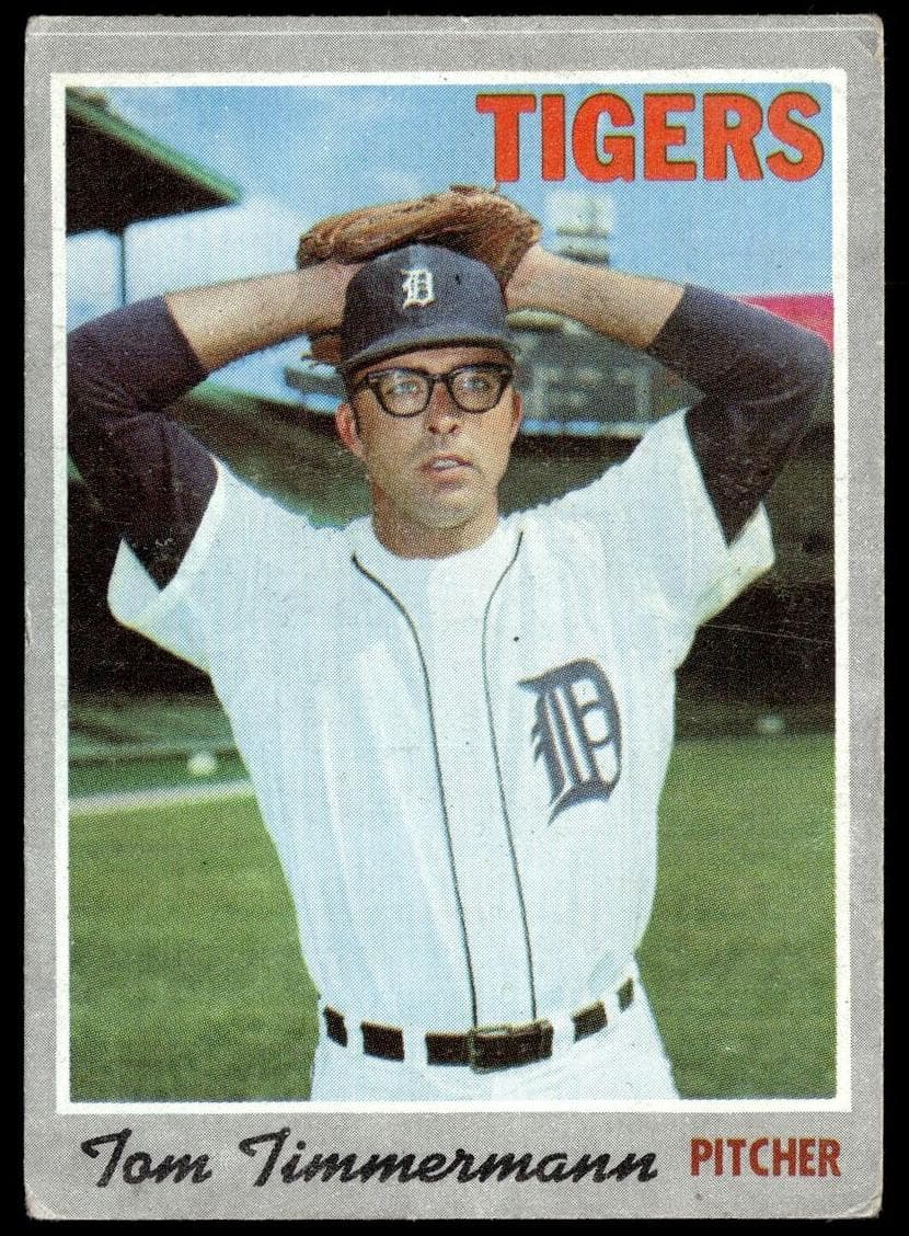 Tom Timmermann 1970 topps Topps