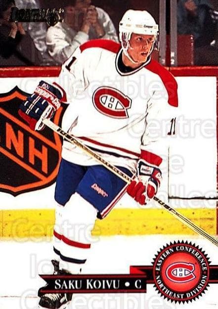 Saku Koivu 1995 panini Donruss
