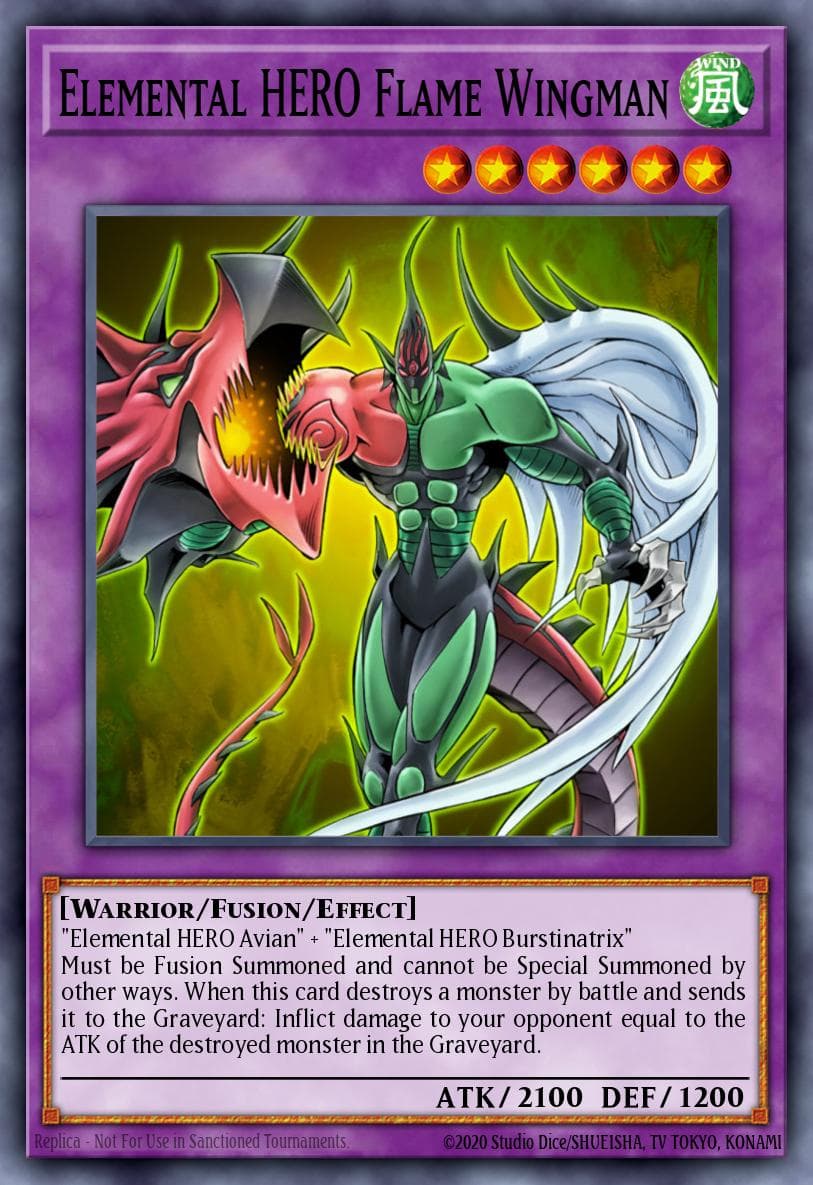 Elemental HERO Flame Wingman #DP1-EN010