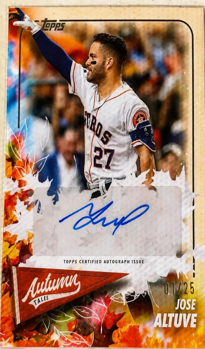 Jose Altuve 2024 topps Topps Update