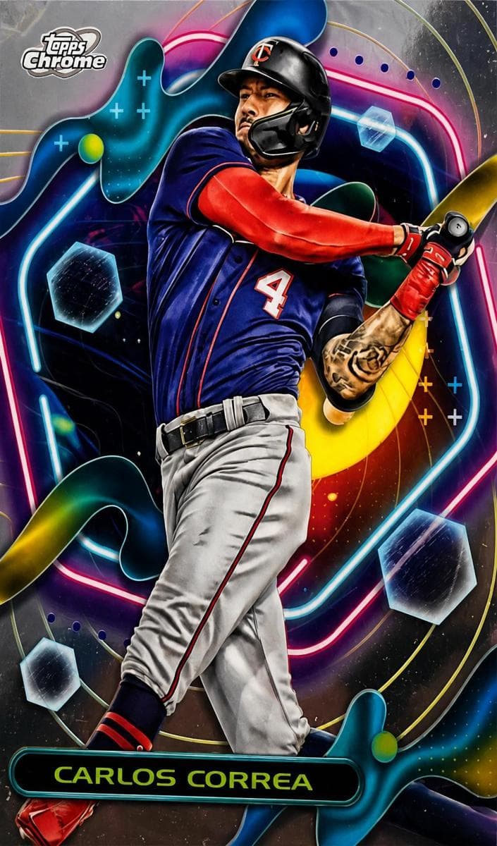 Carlos Correa 2023 topps Topps Cosmic Chrome