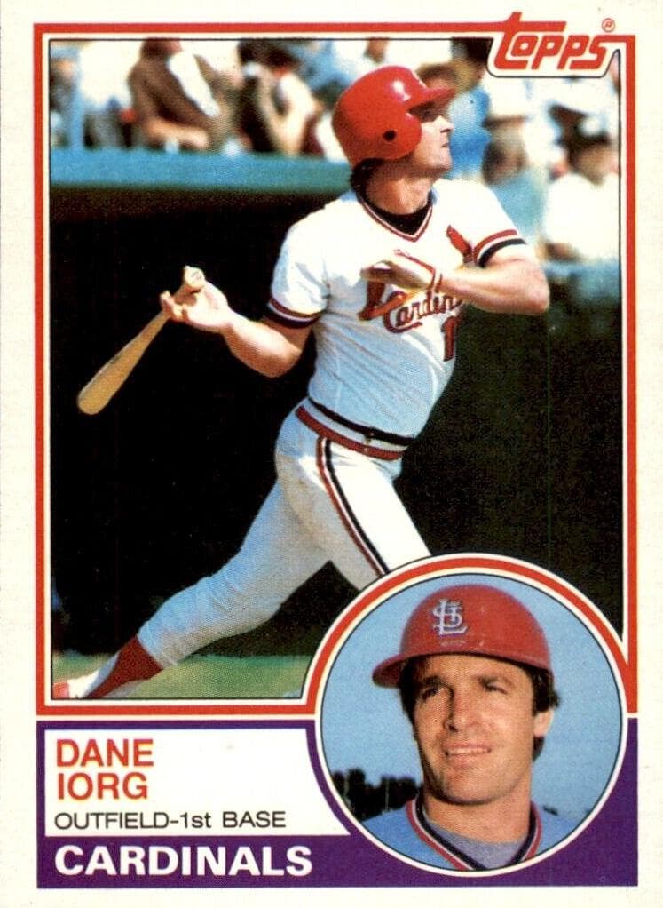 Dane Iorg trading card
