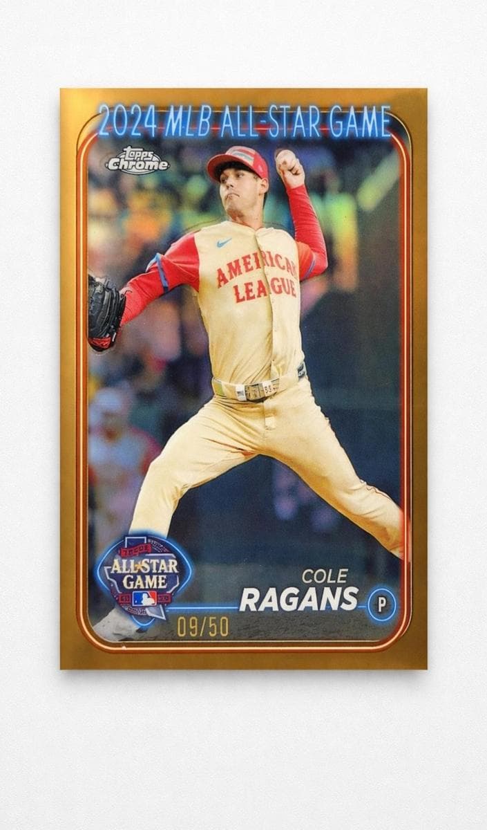 Cole Ragans 2024 topps Topps Chrome Update
