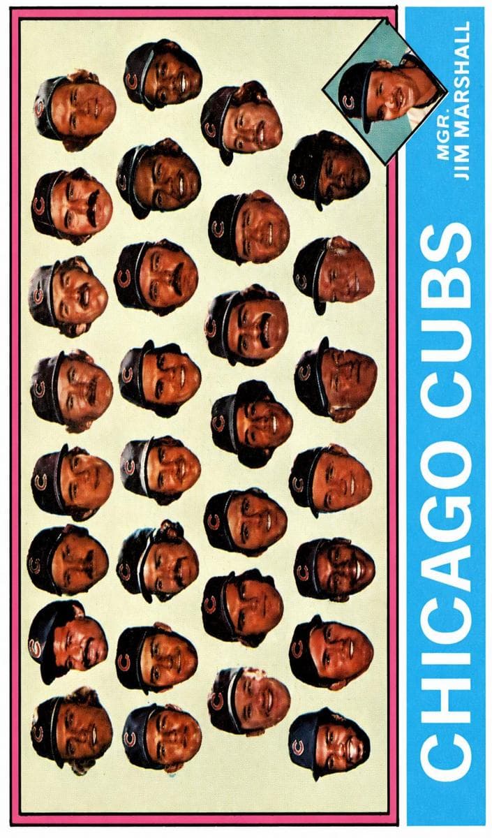 Chicago Cubs / Jim Marshall 1976 topps Topps