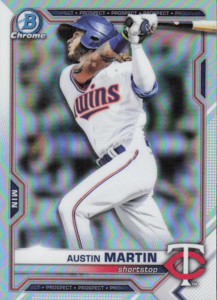 Austin Martin 2021 bowman Bowman Draft Sapphire Edition