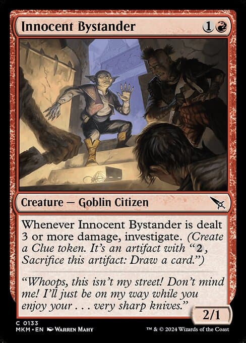 Innocent Bystander 2024 Magic: The Gathering Murders at Karlov Manor