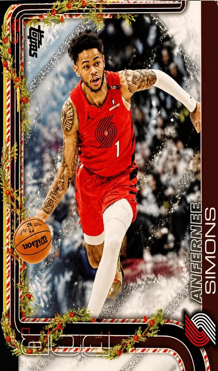 Anfernee Simons 2025 topps Topps Holiday