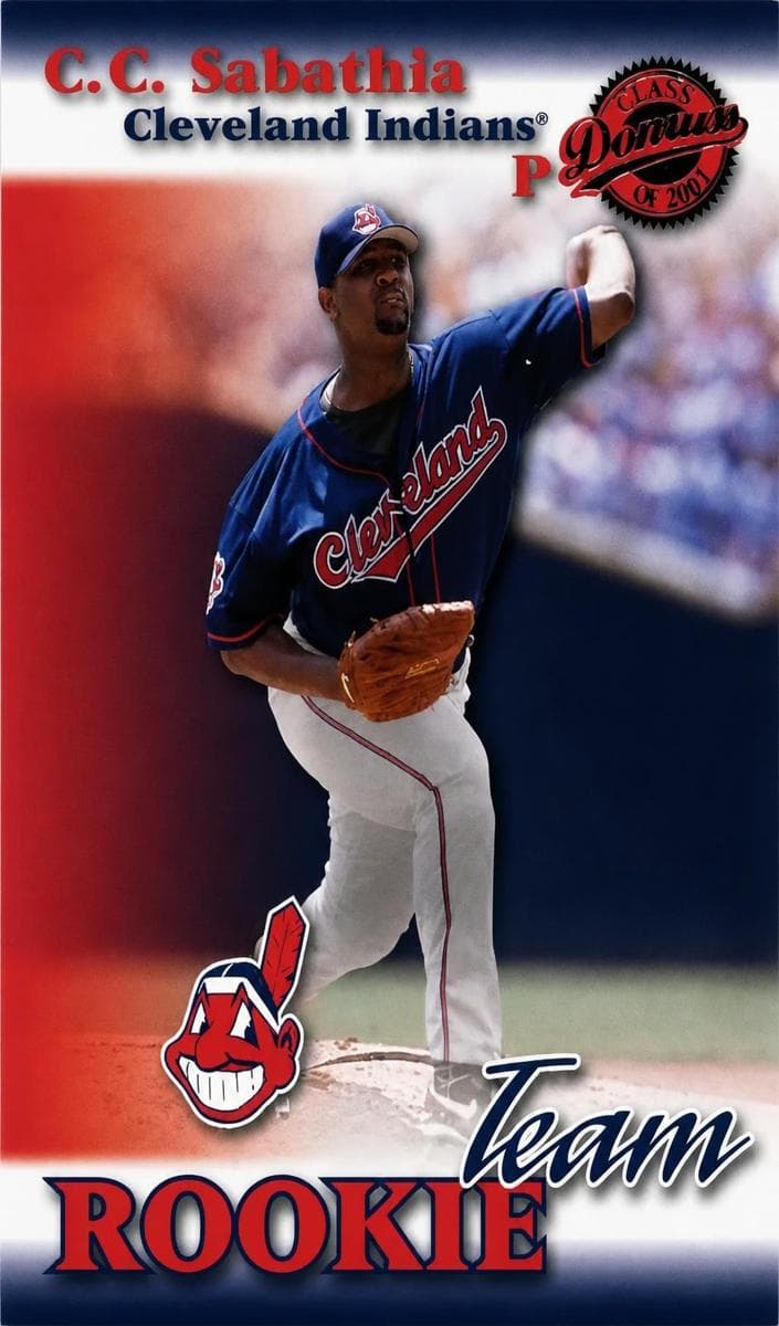 CC Sabathia 2001 panini Donruss Class of 2001