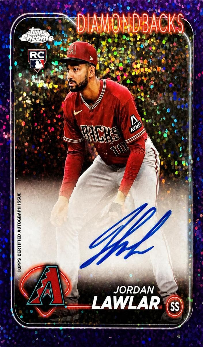 Jordan Lawlar 2024 topps Topps Chrome