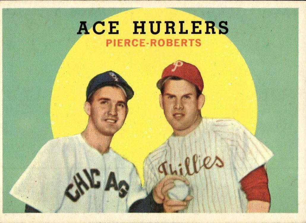Ace Hurlers (Billy Pierce / Robin Roberts) 1959 topps Topps