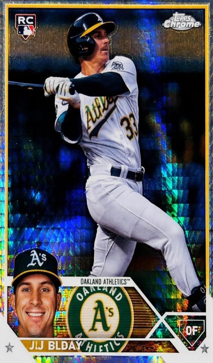 JJ Bleday 2023 topps Topps Chrome Update