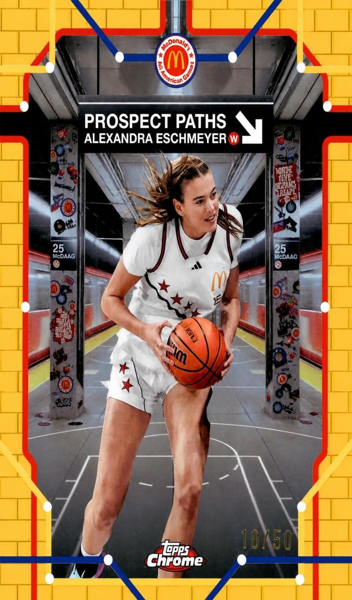 Alexandra Eschmeyer 2025 topps Topps Chrome McDonald's All American