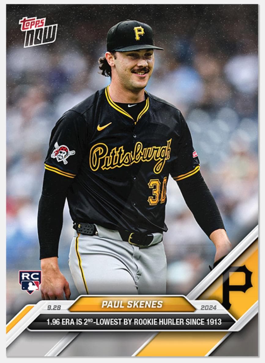 Paul Skenes 2024 topps Now