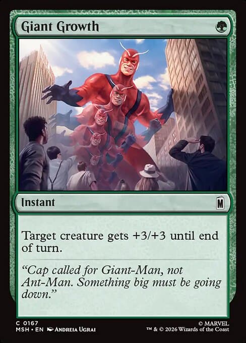 Giant Growth 2018 Magic: The Gathering