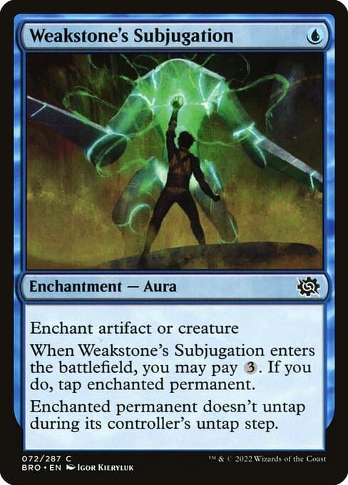 Weakstone's Subjugation 2022 Magic: The Gathering Brother's War