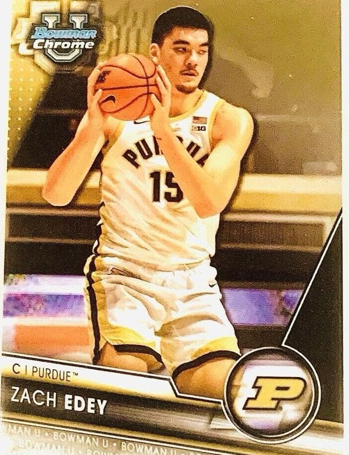 Zach Edey 2023 bowman Bowman University Chrome