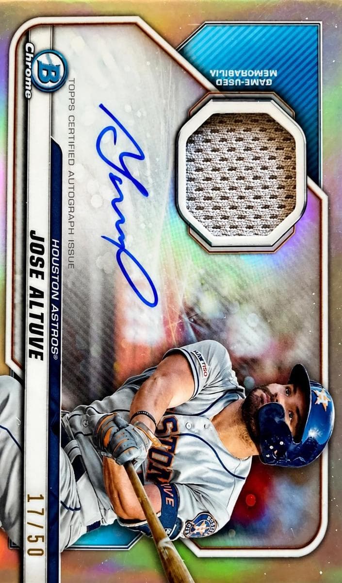Jose Altuve 2020 bowman