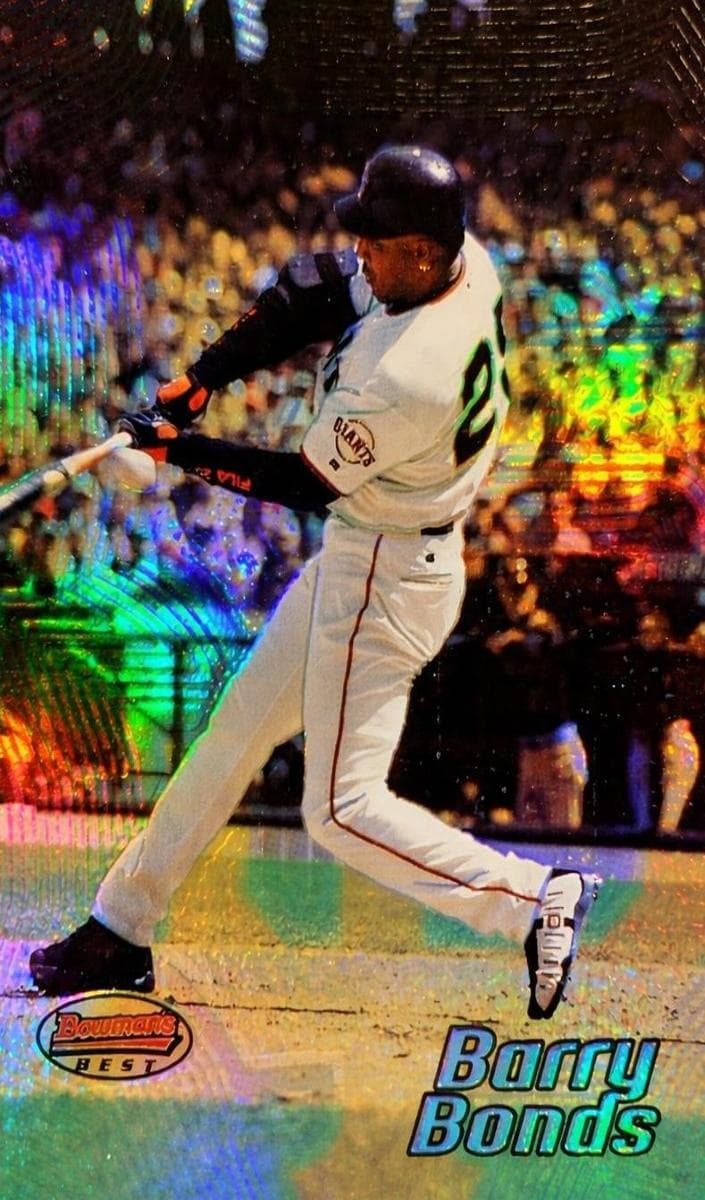 Barry Bonds 2002 bowman Bowman's Best