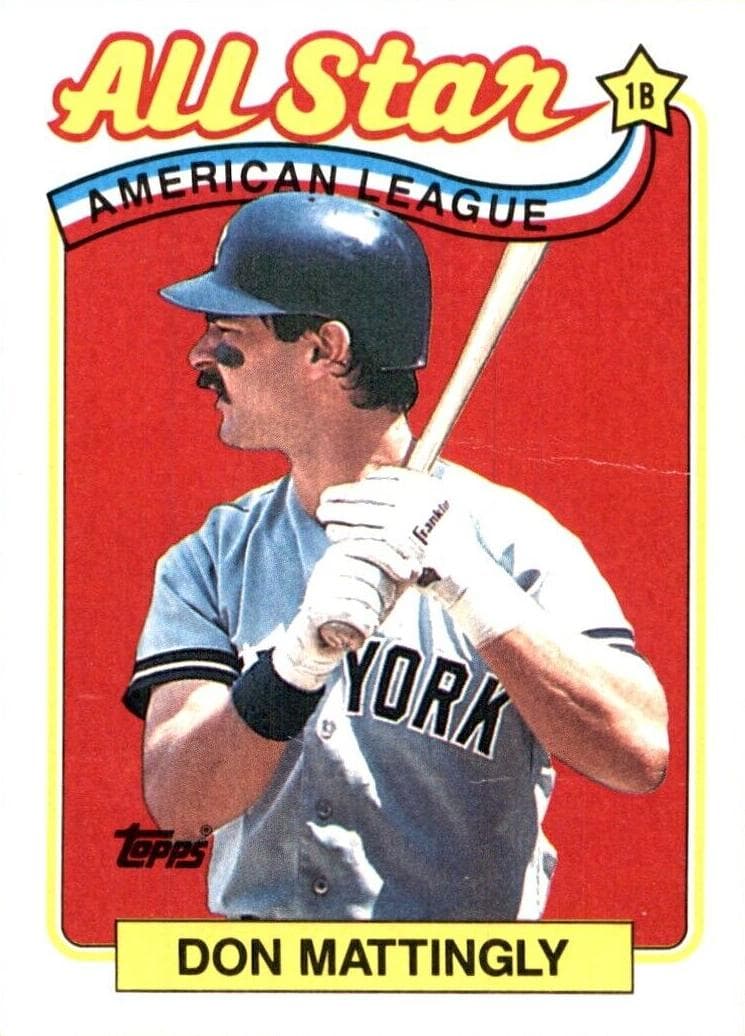 Don Mattingly 1989 topps