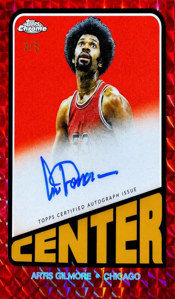Artis Gilmore 2023 topps Topps Chrome