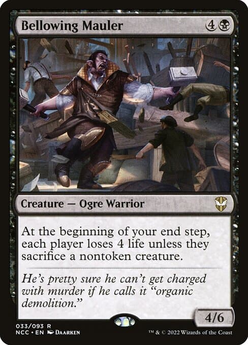 Bellowing Mauler 2022 Magic: The Gathering New Capenna Commander