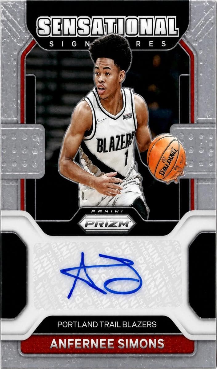 Anfernee Simons 2021 panini Panini Prizm