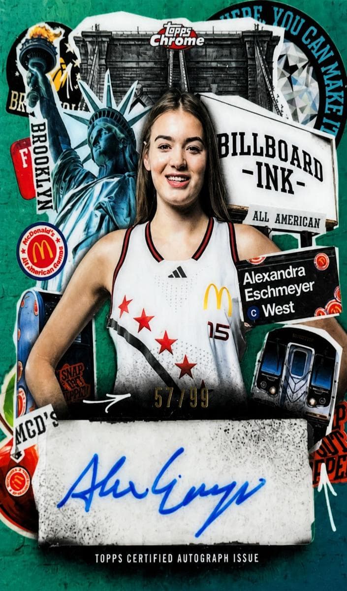 Alexandra Eschmeyer 2025 topps Topps Chrome McDonald's All American
