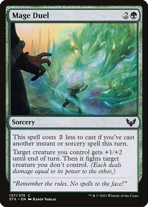 Mage Duel 2021 Magic: The Gathering Strixhaven School of Mages