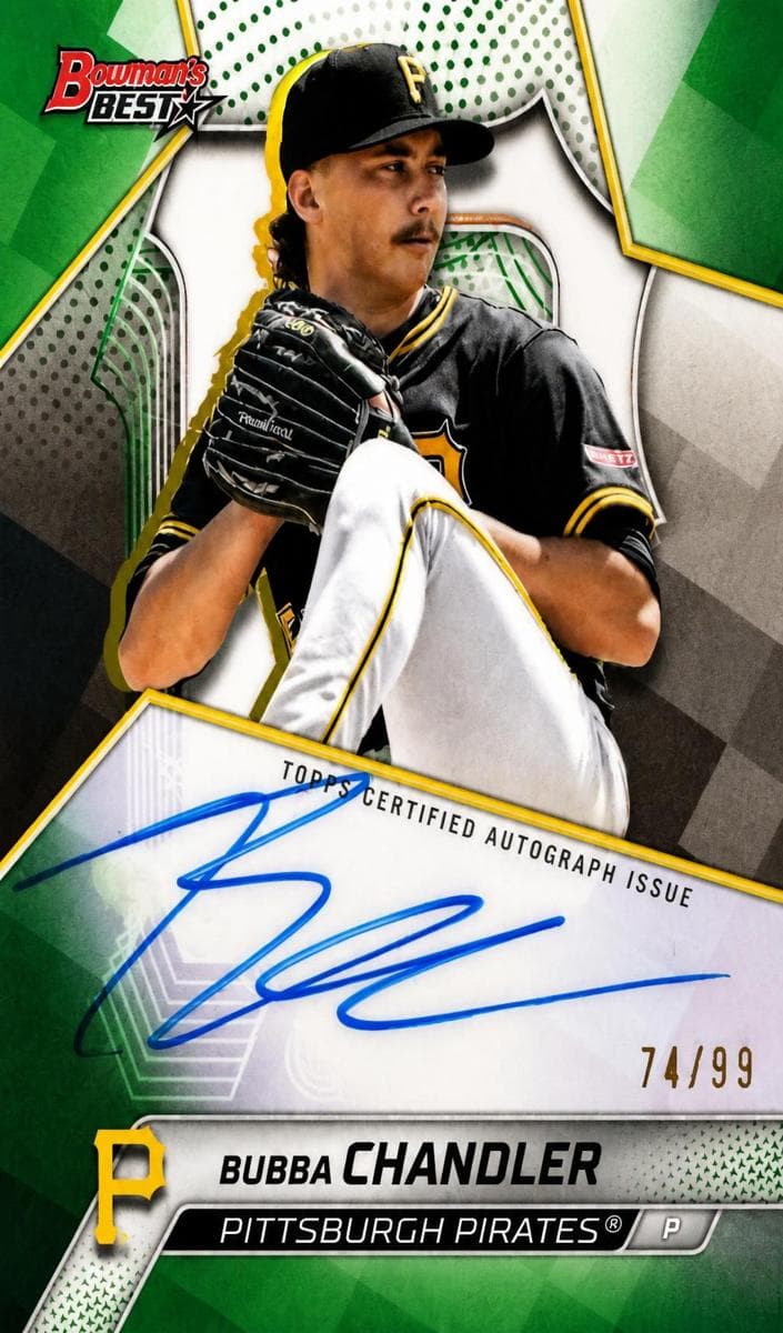 Bubba Chandler 2025 bowman Bowman Best
