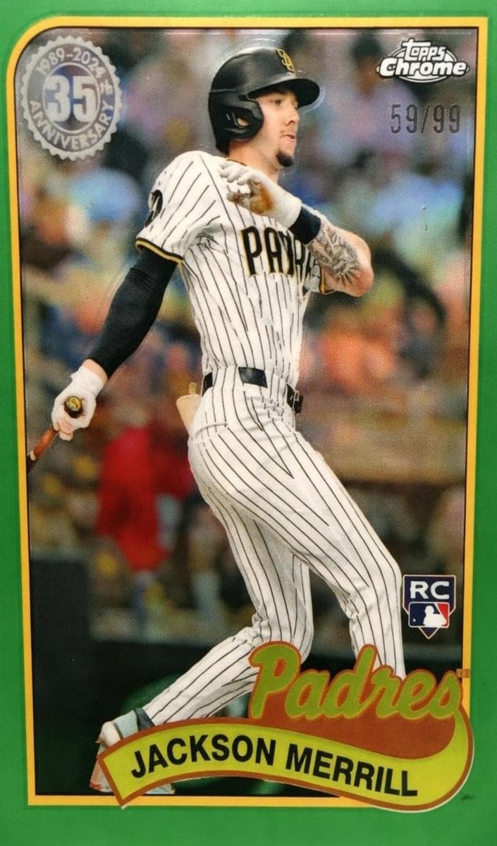 Jackson Merrill 2024 topps Topps Chrome Update